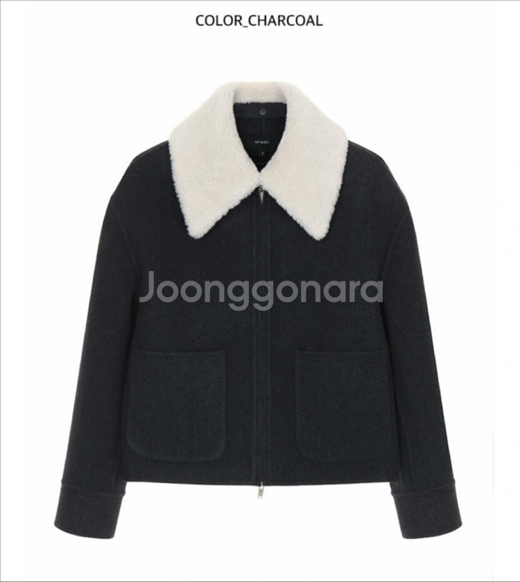 (새상품)온앤온on&on 카라 핸드메이드 자켓--6