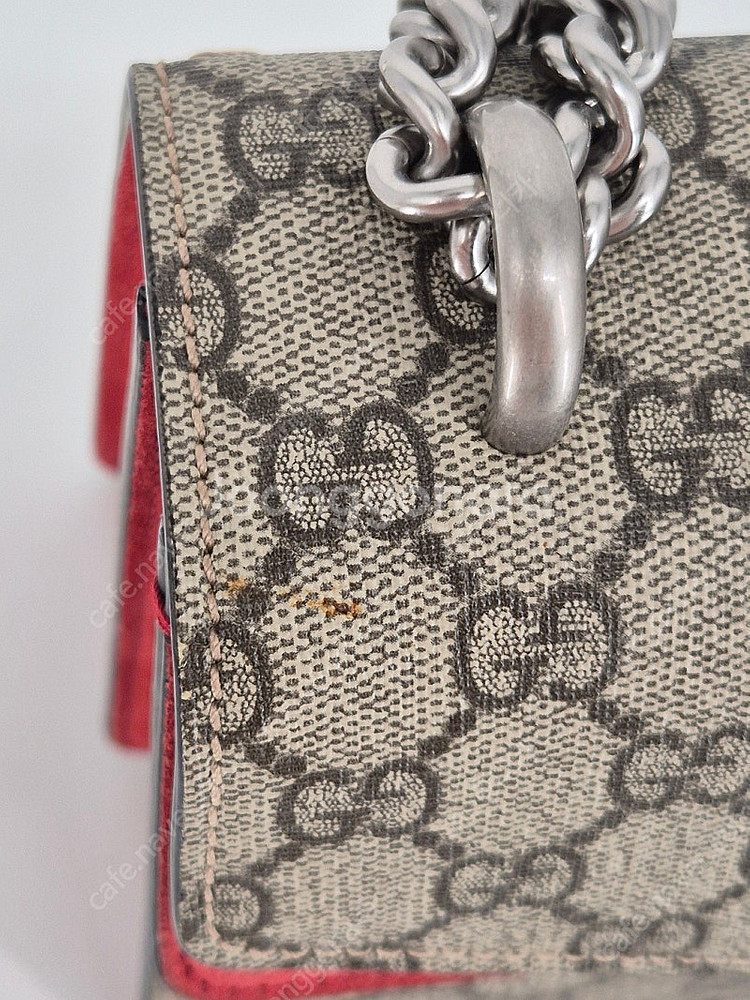 구찌 GG 수프림 디오니소스 체인백--9