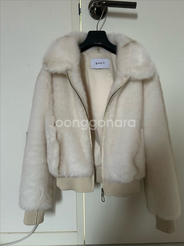 구즈fake fur no.6 봄버 퍼자켓--3