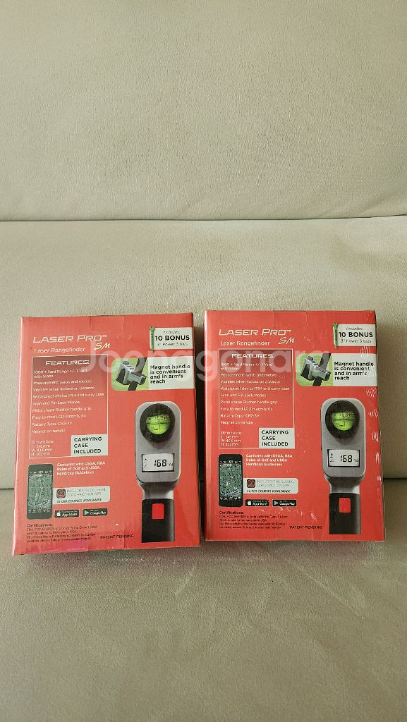 제로 프릭션 레이저프로 거리측정기 2개ㅡ새상품--2