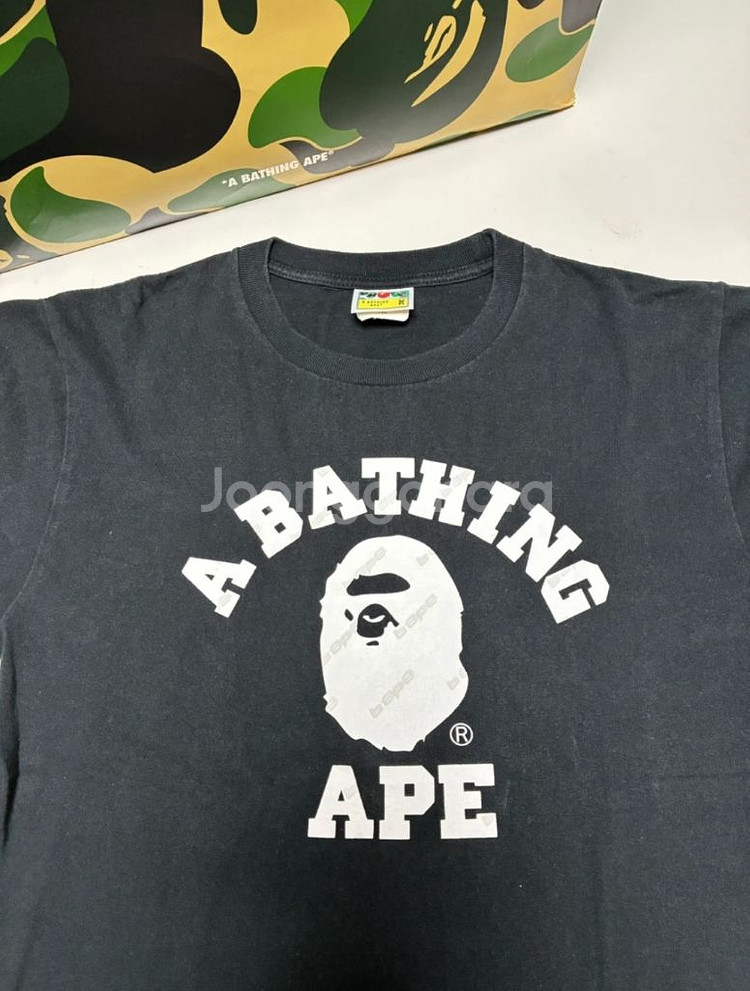 베이프 BAPE Hexagram 검정 반팔티(쇼핑백)--2