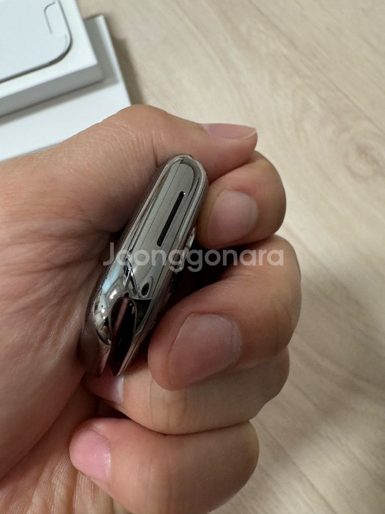 애플워치8 스테인리스 41mm 그라파이트 애케플--4
