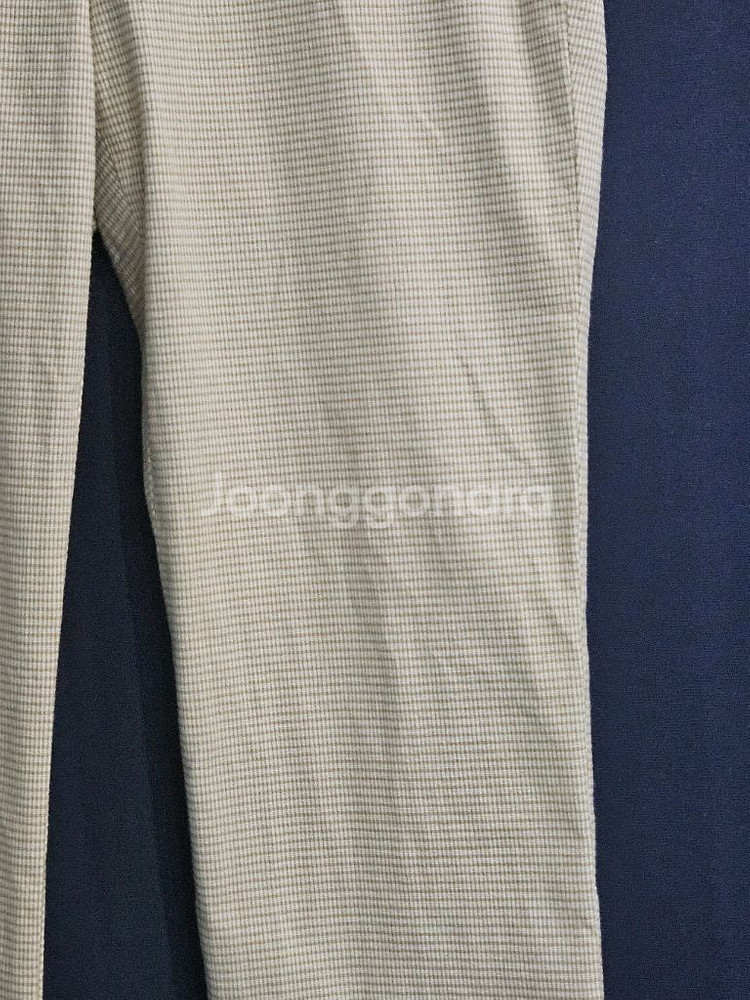 까스텔바작 체크 남성 슬림핏 허리 30 골프바지--4