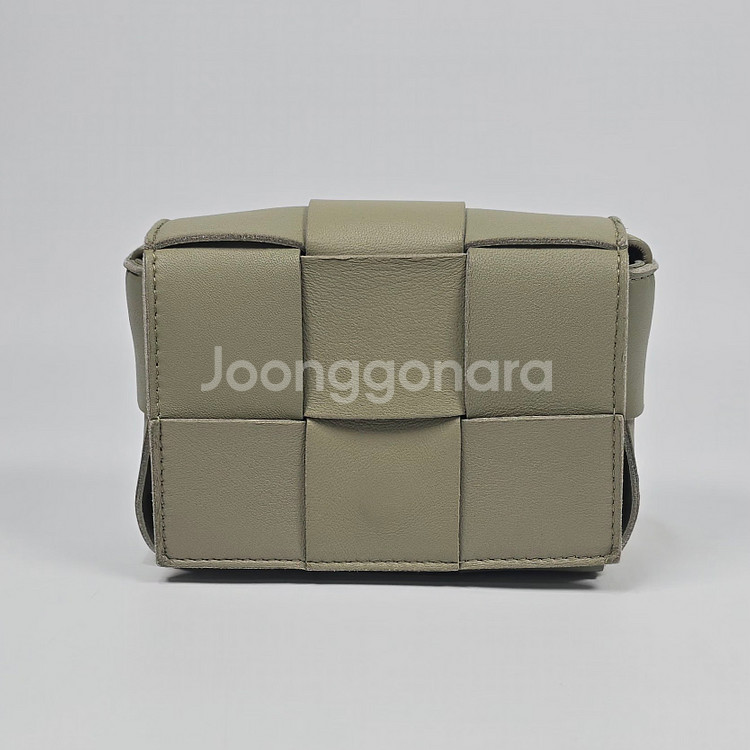 보테가베네타 미니 레더 카세트백--1