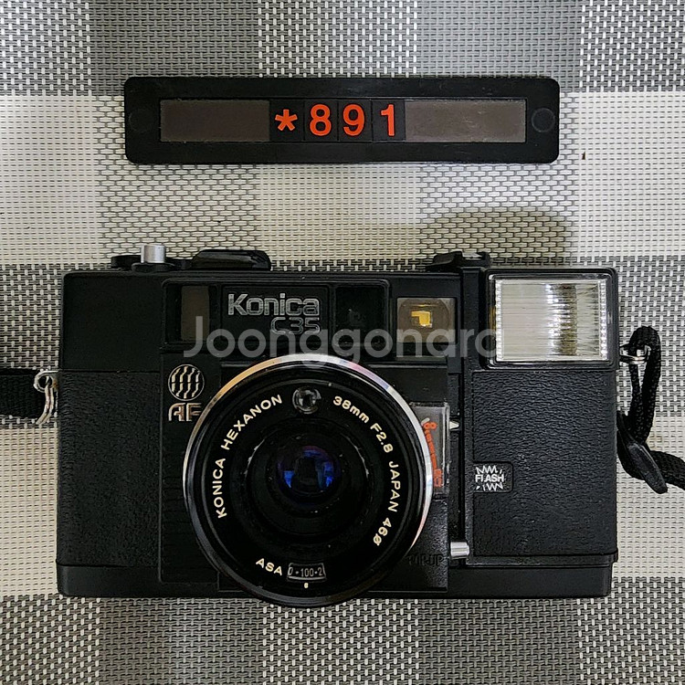 코니카 C35 AF 필름카메라--0
