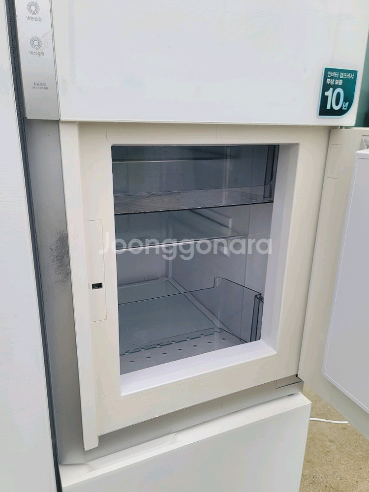 무료배송설치 대우 855L 3도어 냉장고 청소했어요--5