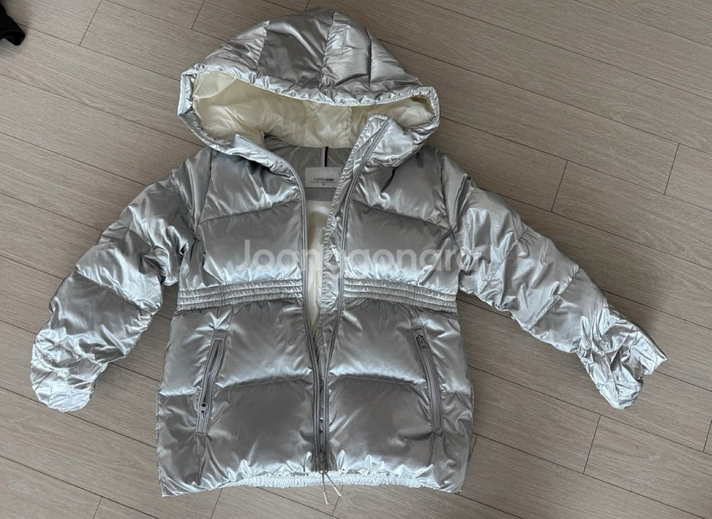 탑텐 여아 실버 점퍼--0