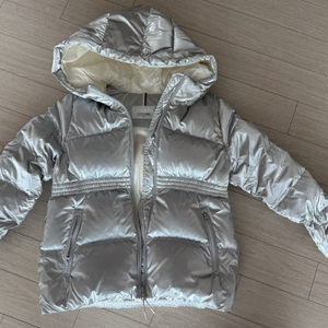 탑텐 여아 실버 점퍼