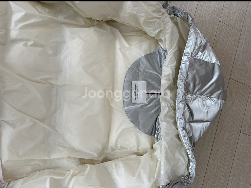 탑텐 여아 실버 점퍼--1