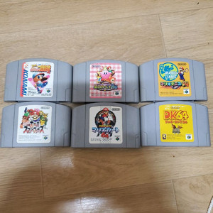 닌텐도64 게임팩6개 일괄팝니다