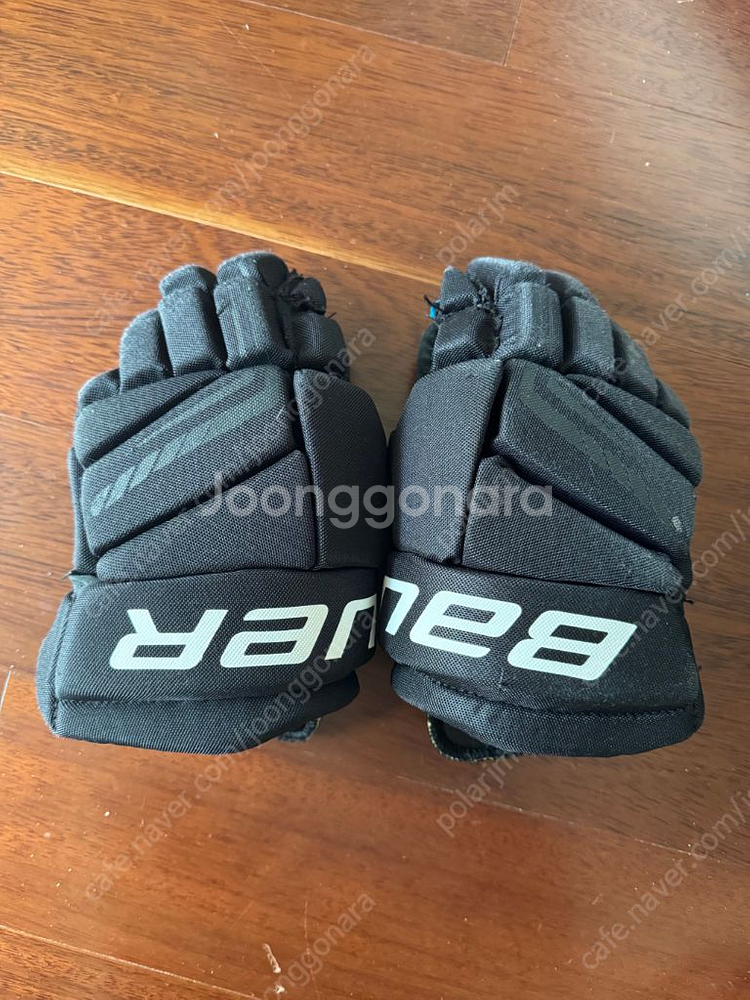 바우어 주니어 아이스하키 스케이트,장갑 11인치--2