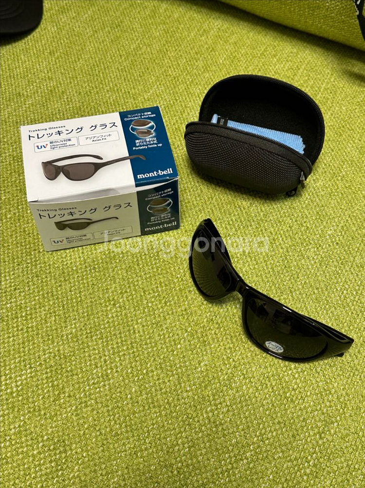 몽벨 트레킹 안경 선글라스 블랙 새상품--0