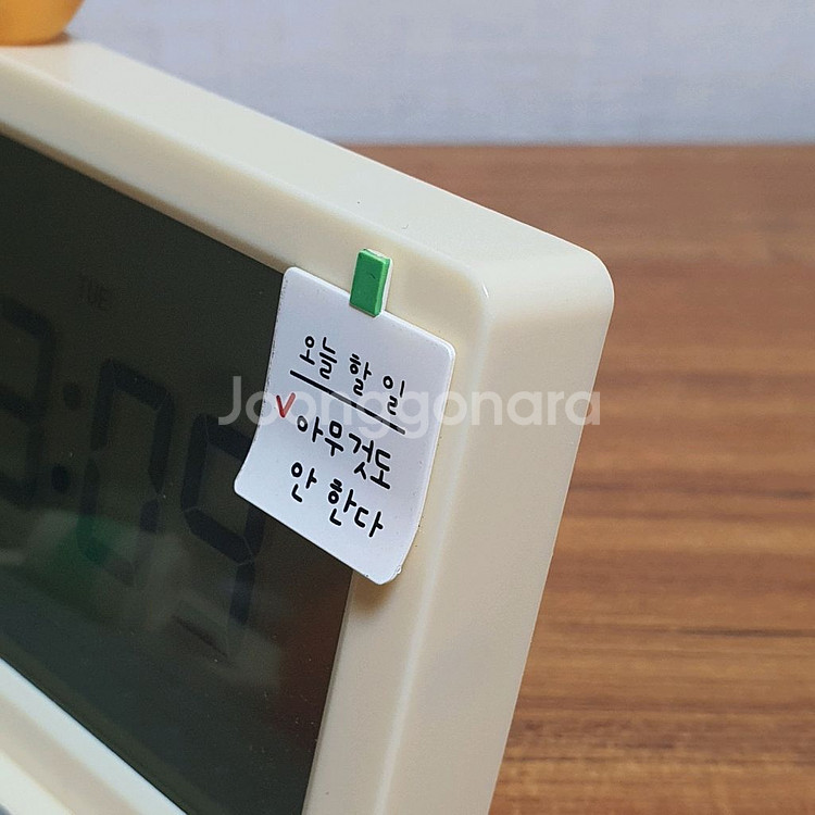 카카오프렌즈 뮤직타이거 콜라보 탁상시계--6