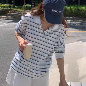 뮤렛 경임마켓 MURET 케일리 피케 티셔츠 화이트