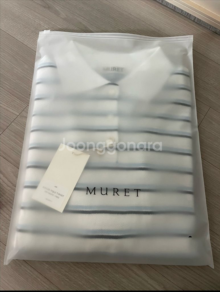 뮤렛 경임마켓 MURET 케일리 피케 티셔츠 화이트--4