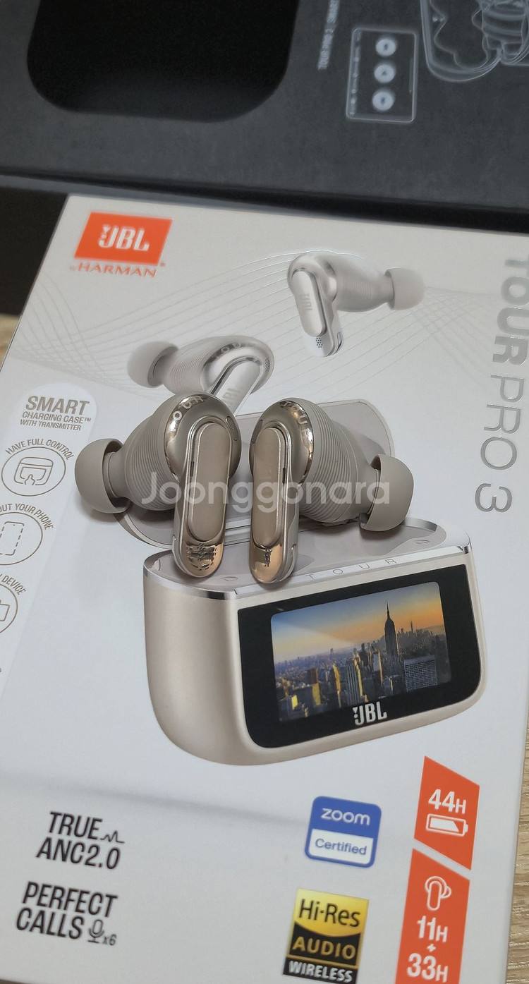 JBL TOUR PRO 3 이어폰 라떼--2