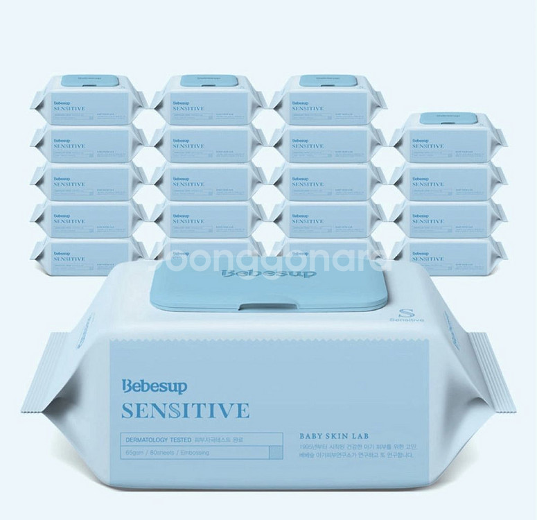 베베숲 센시티브 80매 20팩--0