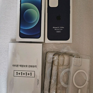아이폰 12 네이비 자급제 256GB 상태 좋음 풀박스