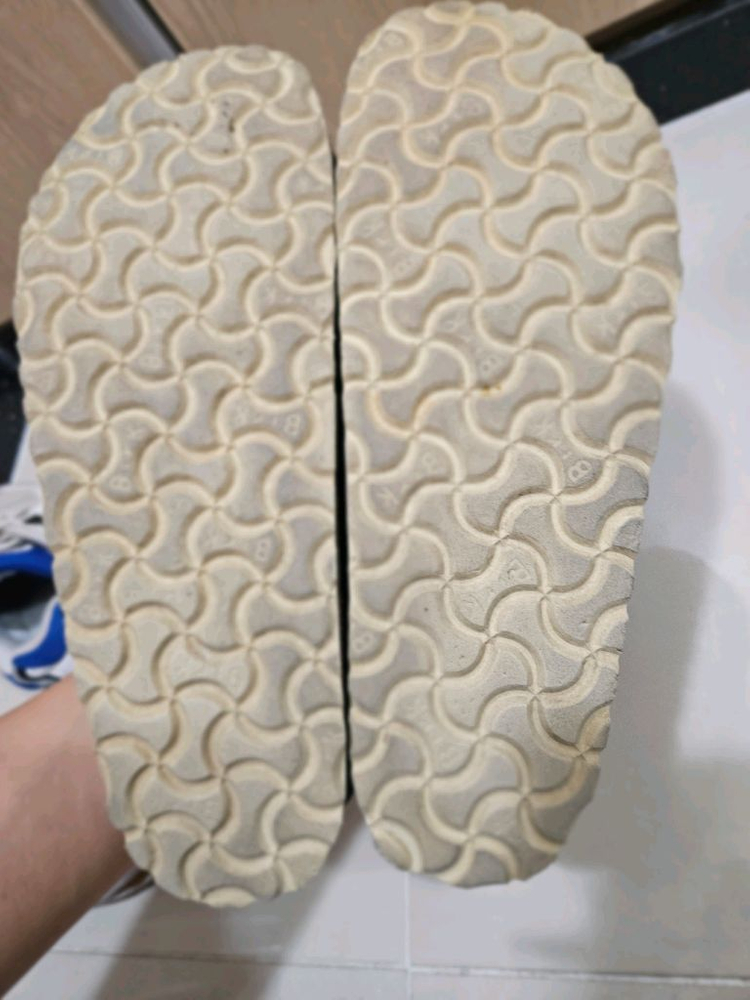 버켄스탁 버클리 스웨이드 네이비 레더 뮬 블로퍼--1