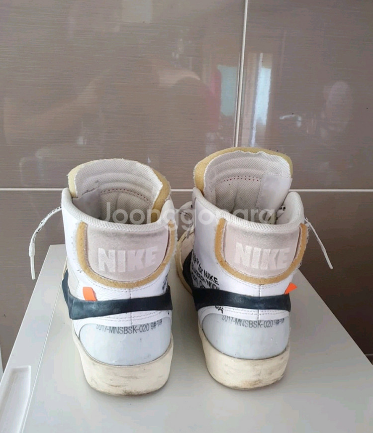 나이키 오프화이트 블레이저 미드 정품 270mm--3