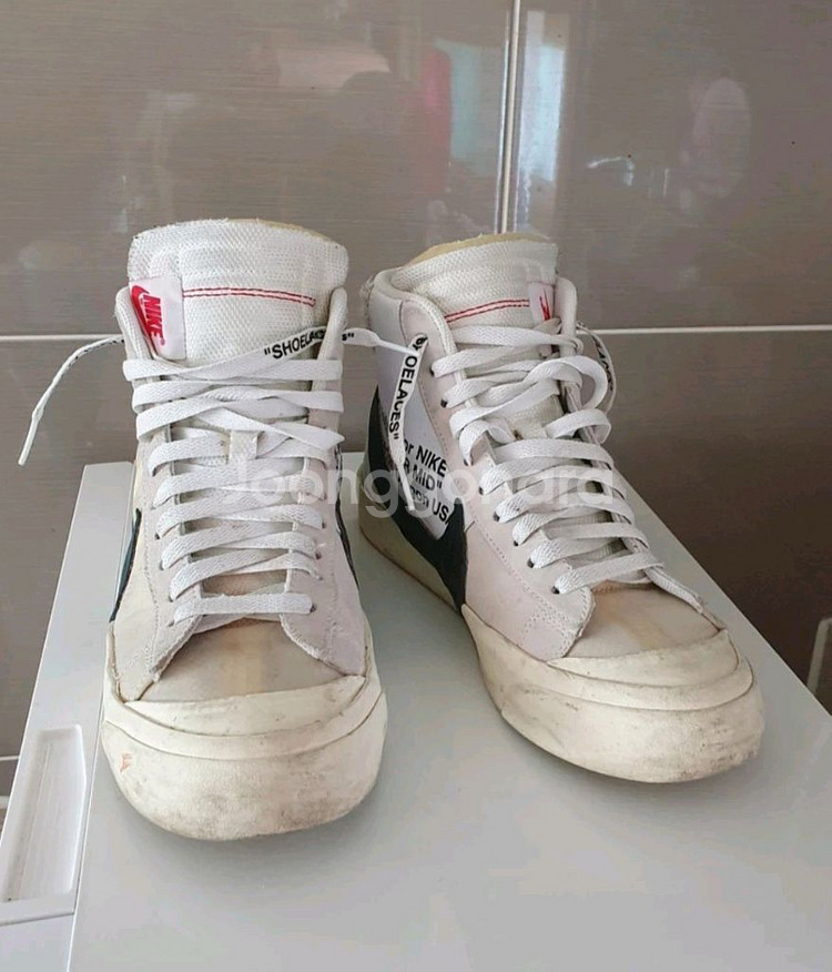 나이키 오프화이트 블레이저 미드 정품 270mm--4
