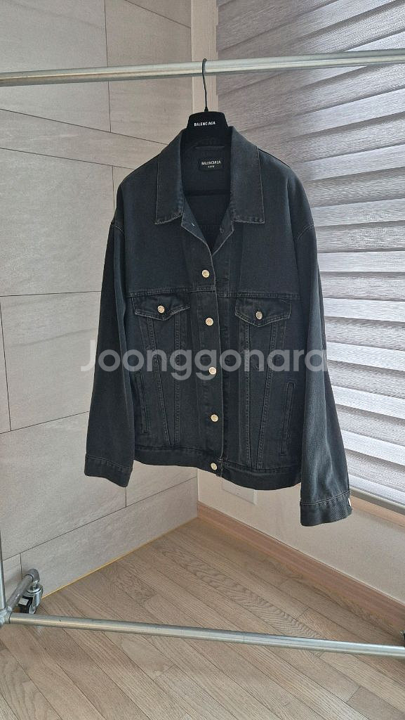 발렌시아가 BB로고 데님 자켓 판매--0