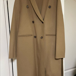 aiou 캐시미어 더블 코트 카멜 (m)