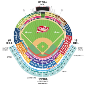 9월25일 SSG랜더스 VS KT위즈 으쓱이존 정가이하