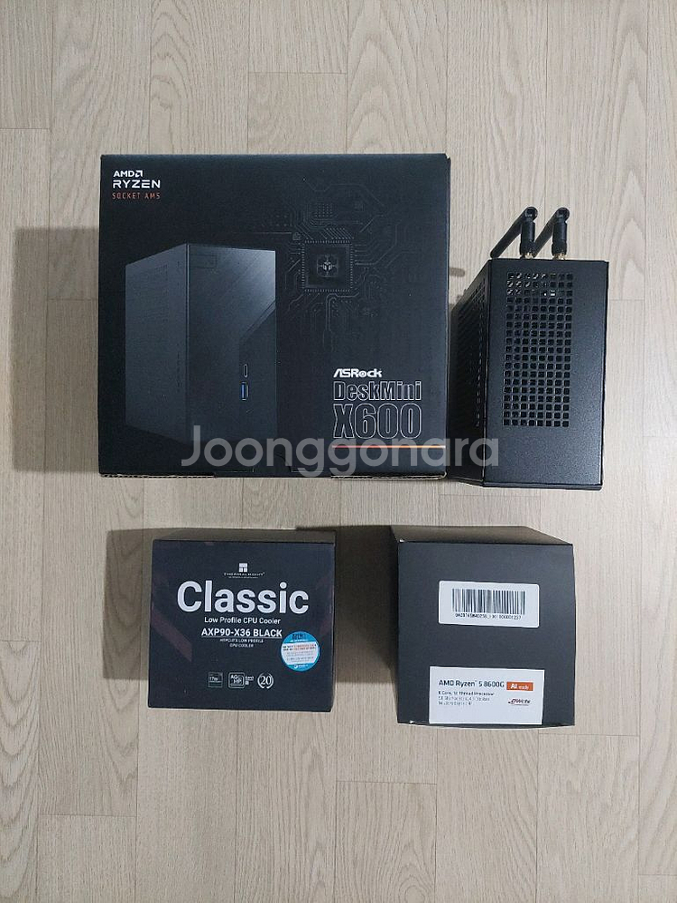 ASRock DeskMini X600 국내 정품 완본체--0