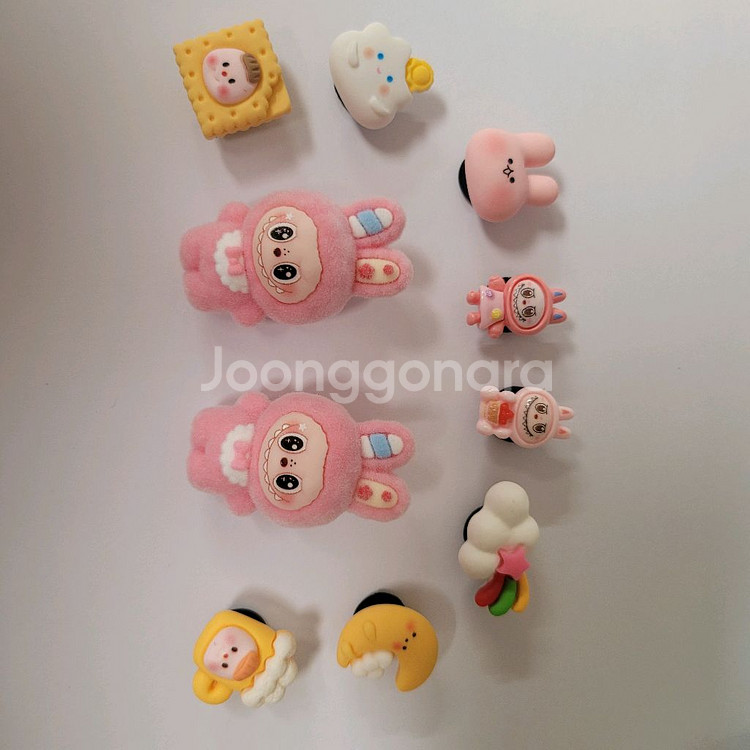 지비츠) 토끼 라부부 진핑크 세트 10P--1