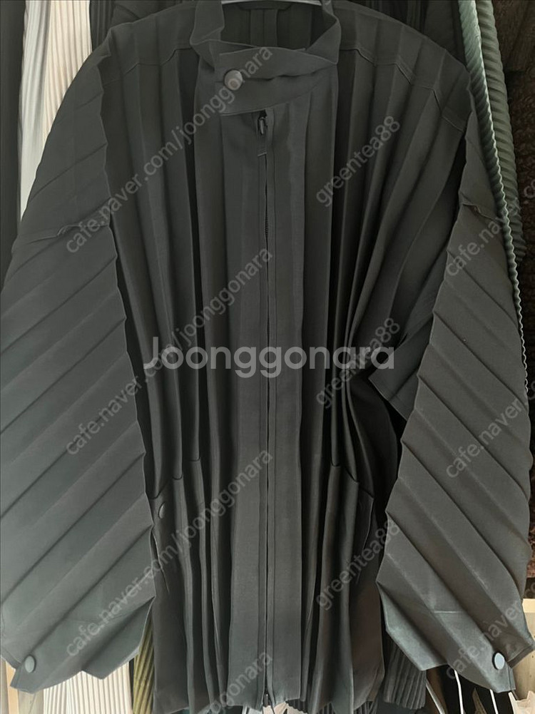 옴므플리세 엣지 코트 자켓--2