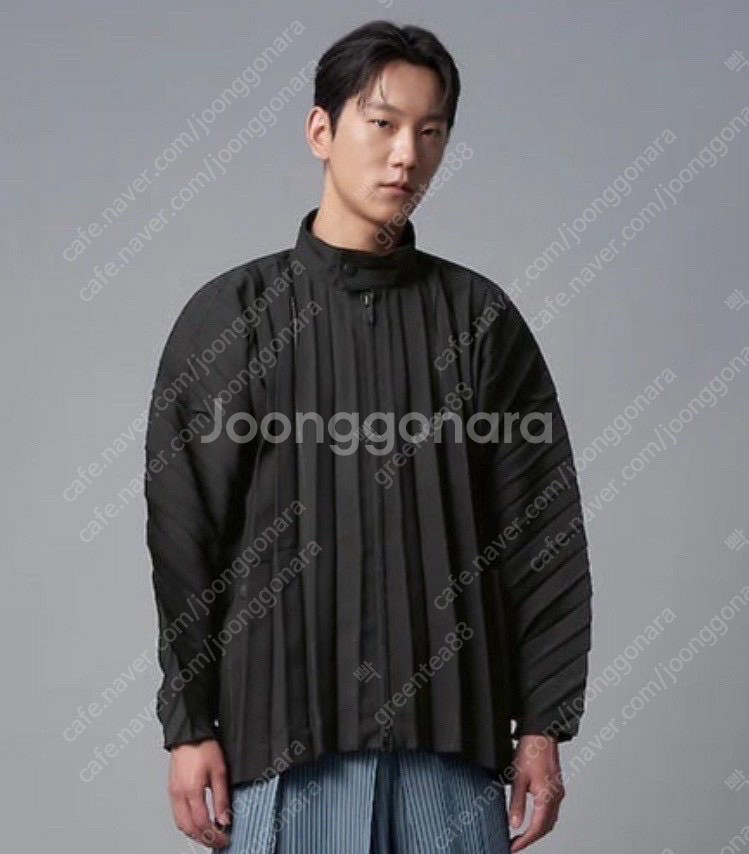 옴므플리세 엣지 코트 자켓--1