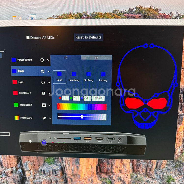 인텔 NUC8i7HVK 미니PC 하데스 캐년 Kit--9