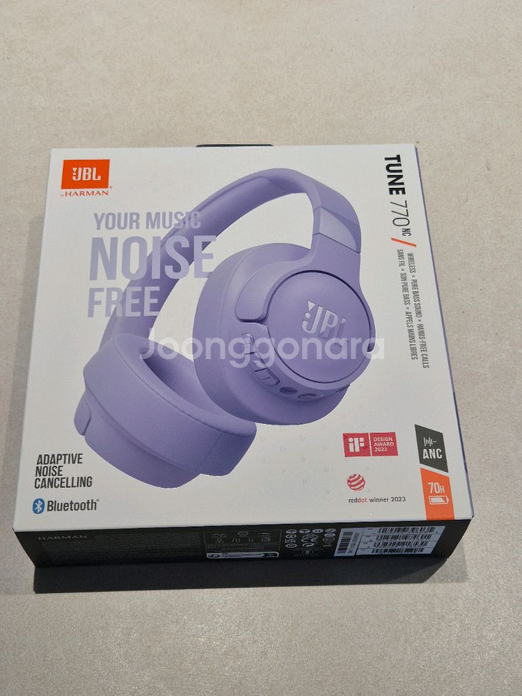 jbl tune 770nc 퍼플(미개봉)--0