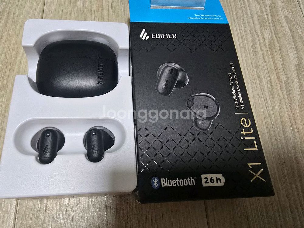 에디파이어 X1 Lite 블루투스 이어폰 블랙--1