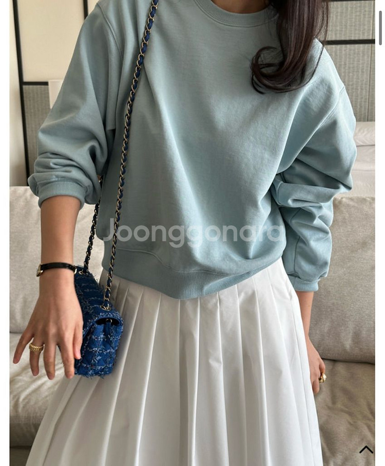 [라밤바룸 제작] 라운드 스웨트 셔츠 [mint]--7