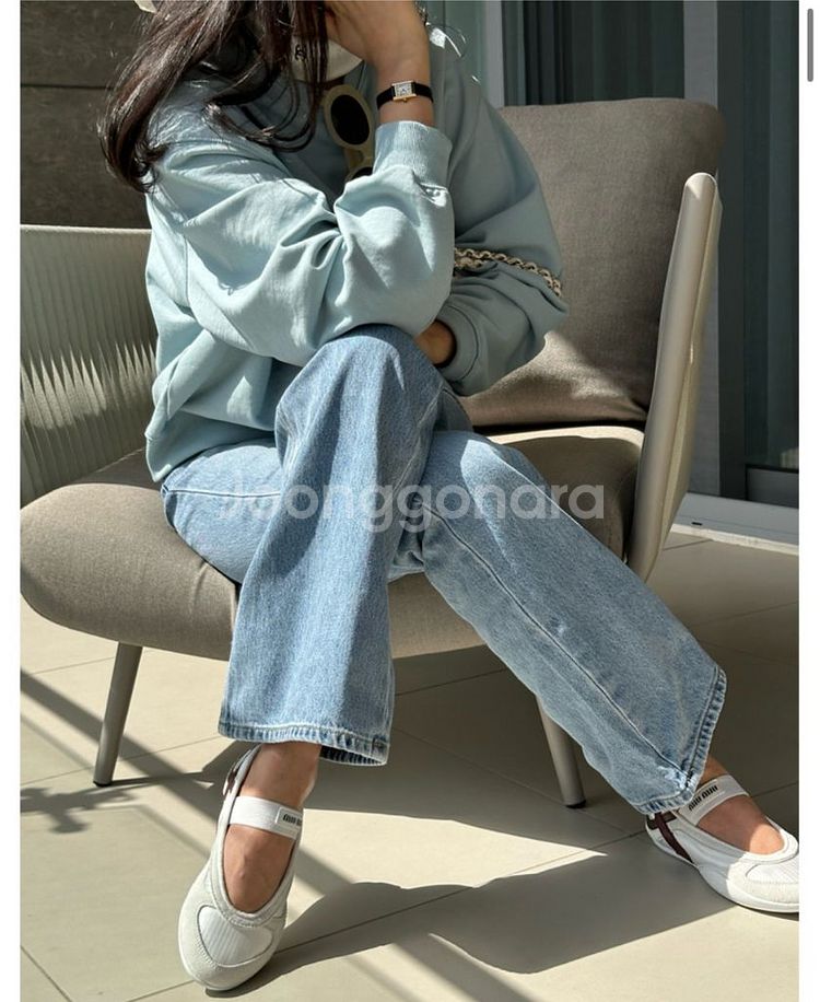 [라밤바룸 제작] 라운드 스웨트 셔츠 [mint]--5