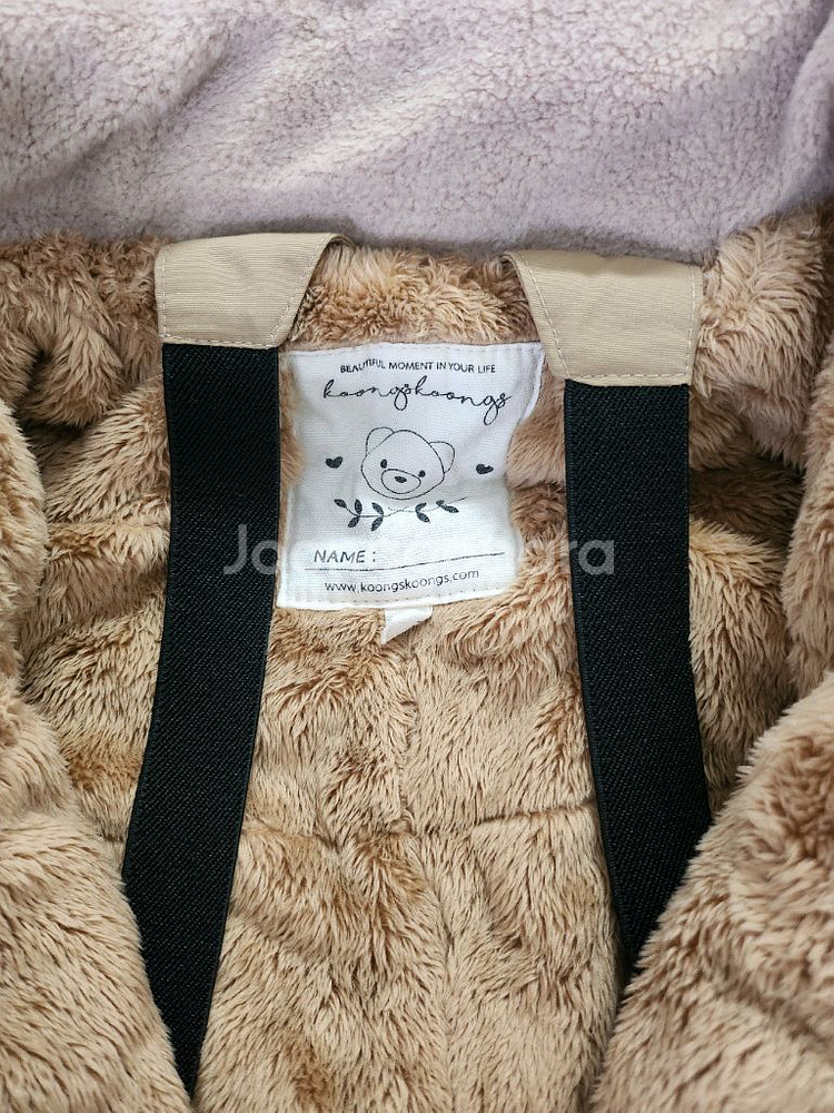 쿵스쿵스 스노우수트 패딩(진베이지, 120)--3