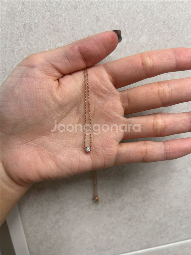 1부 랩다이아 목걸이 14k--0