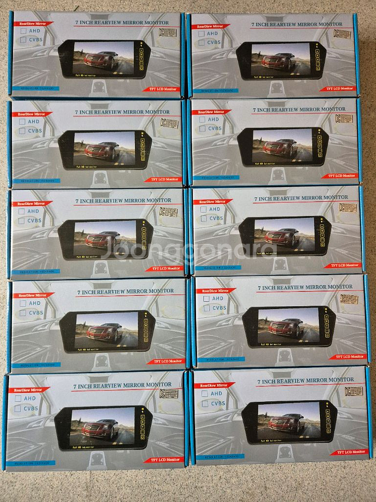 AHD 7인치룸미러 모니터 20대일괄판매--0