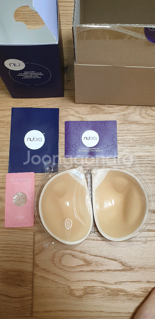 [누브라정품/시착제품] 심리스 푸쉬업 누드브라--2