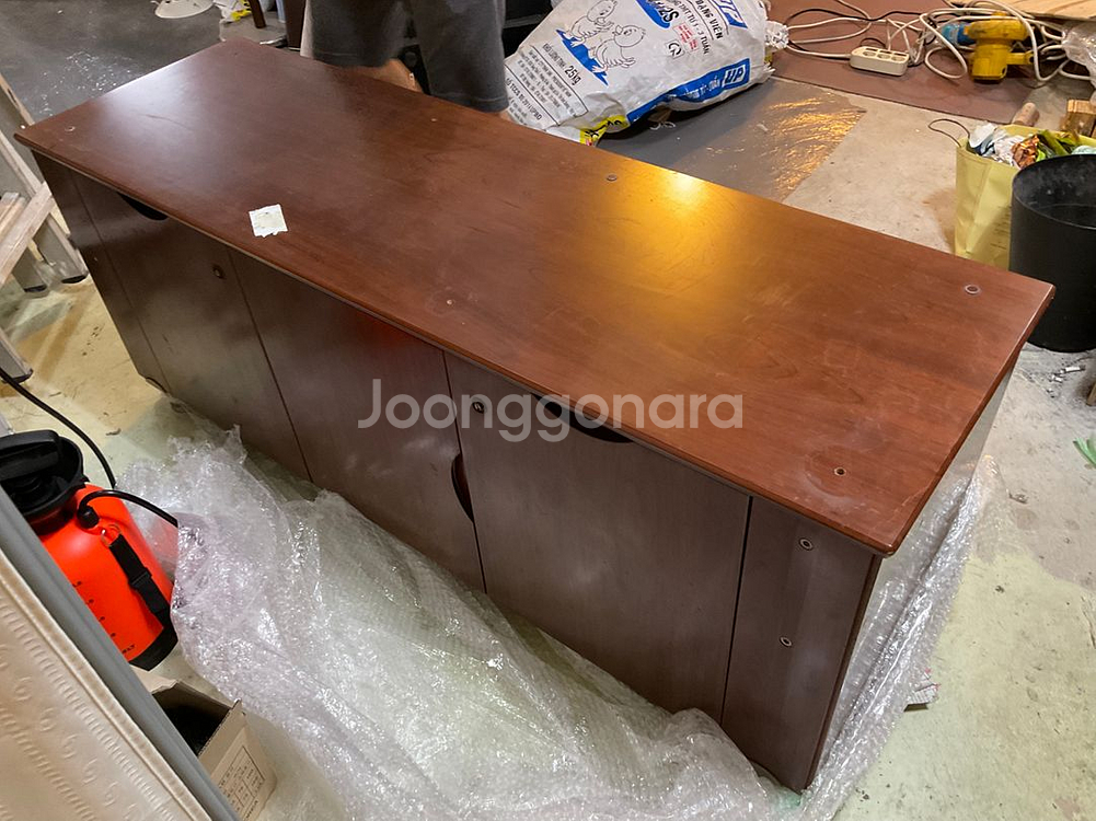 갈색 수납장 (180cm)--0