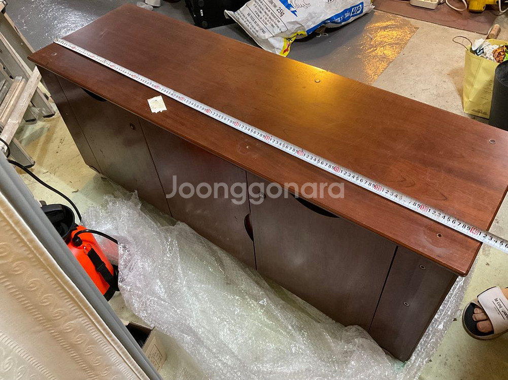 갈색 수납장 (180cm)--1