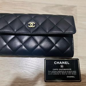 샤넬 장지갑 램스킨