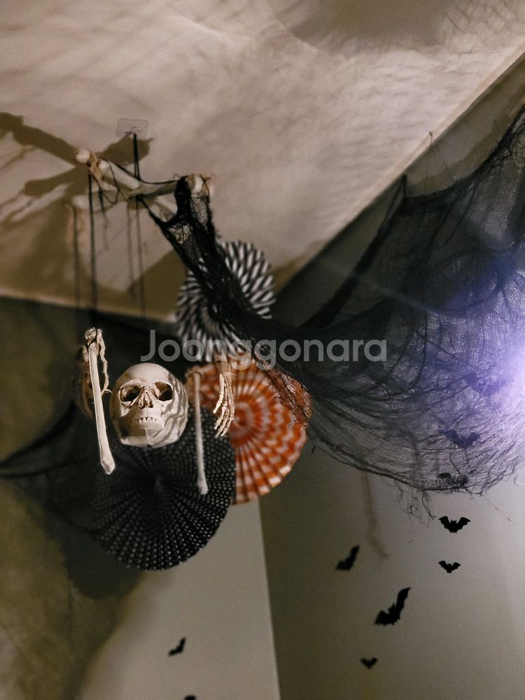 할로원 파티용품 해골모빌--2