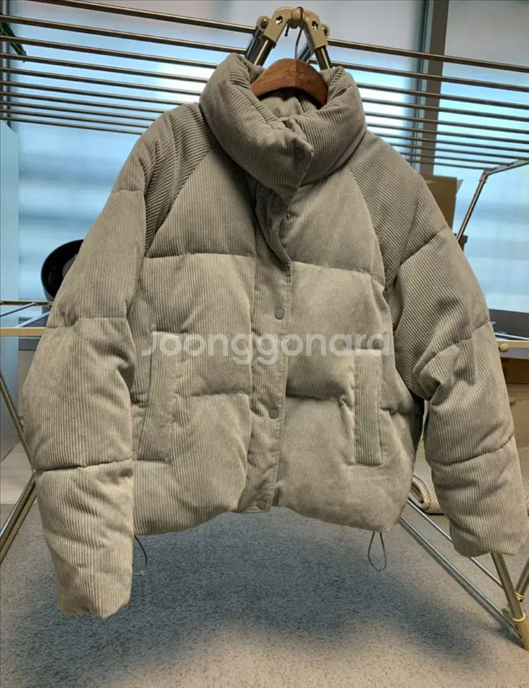 여성 골덴 패딩 점퍼 사이즈M--0