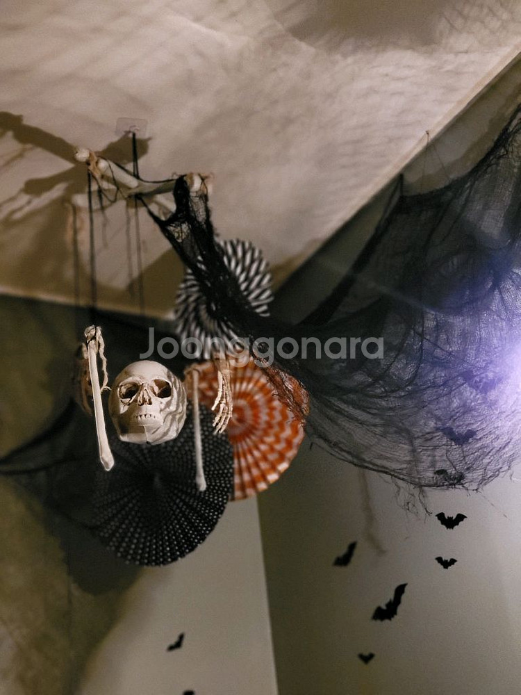 할로원 파티용품 해골모빌--5