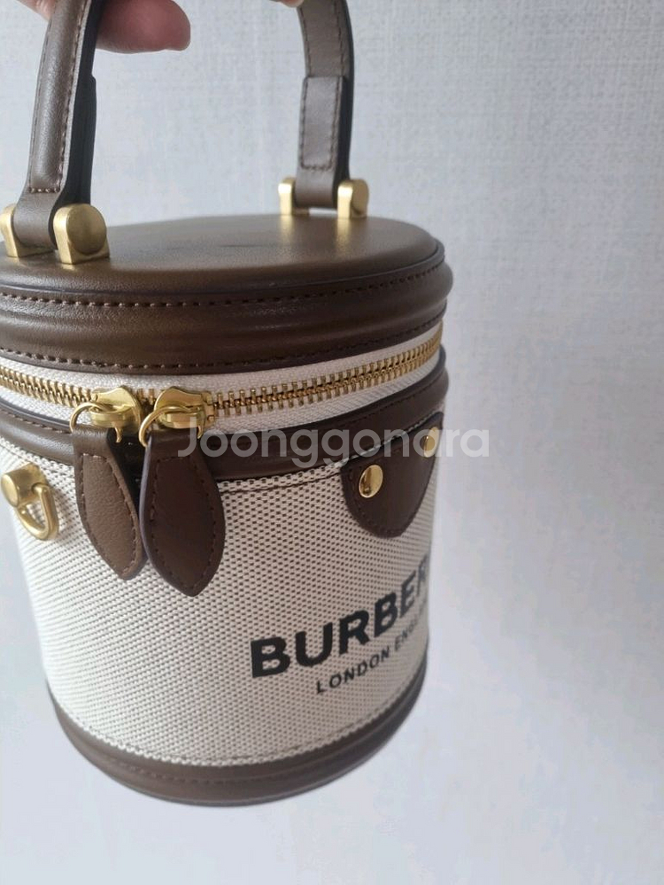 버버리뷰티 vip gift 캔버스원통백--4