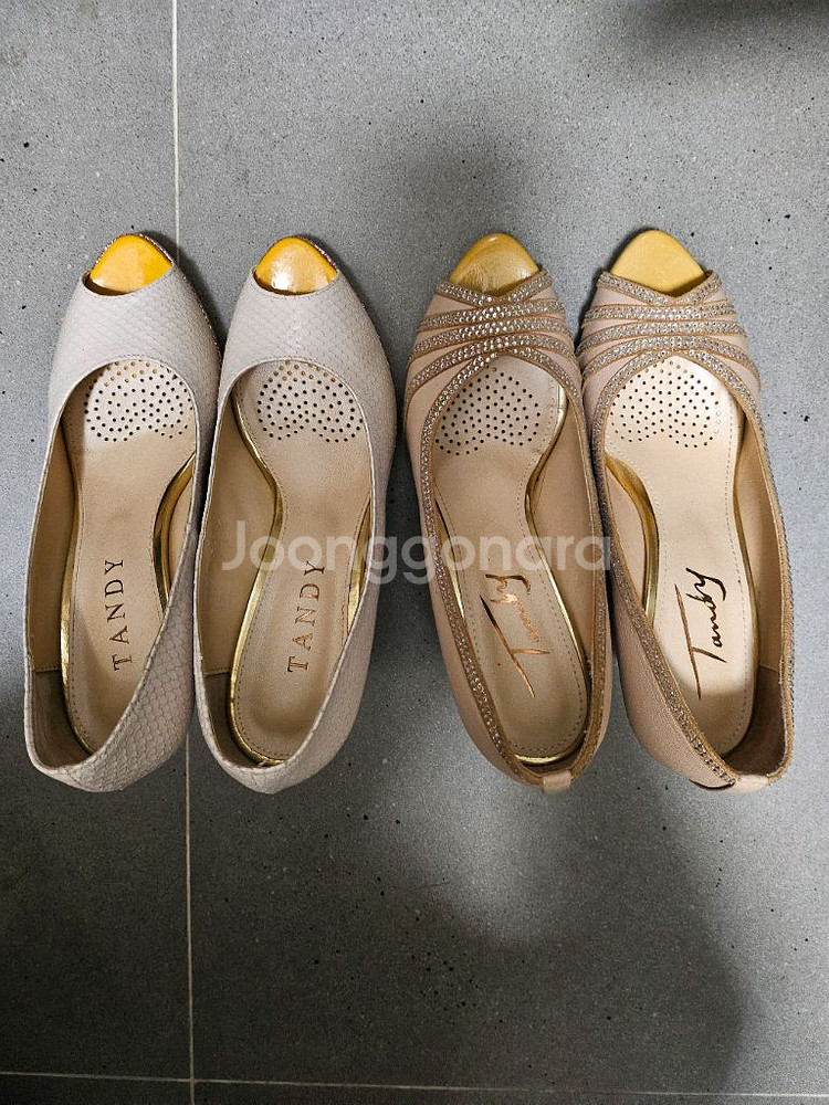 탠디 오픈토 힐 2켤레--1