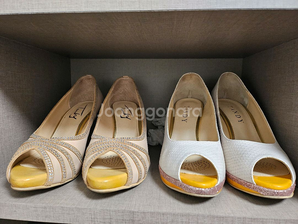 탠디 오픈토 힐 2켤레--2